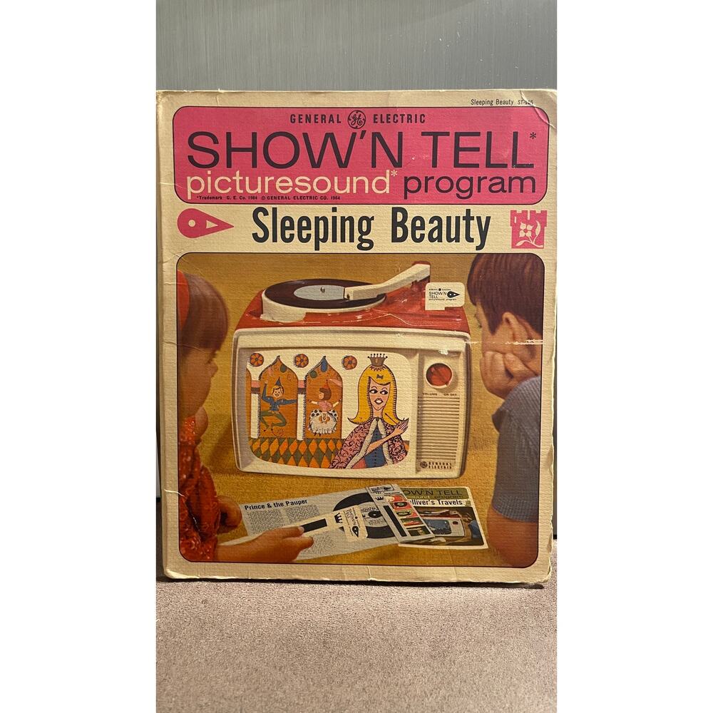 Sleeping Beauty Show 'N Tell Vintage Record Picturesound Program As Is As Shown